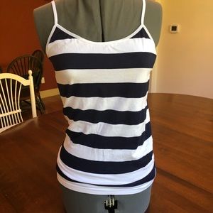 Black striped tank